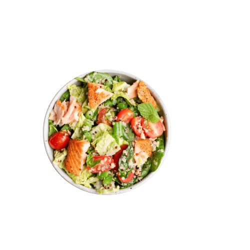 Teriyaki Smoked Salmon Salad