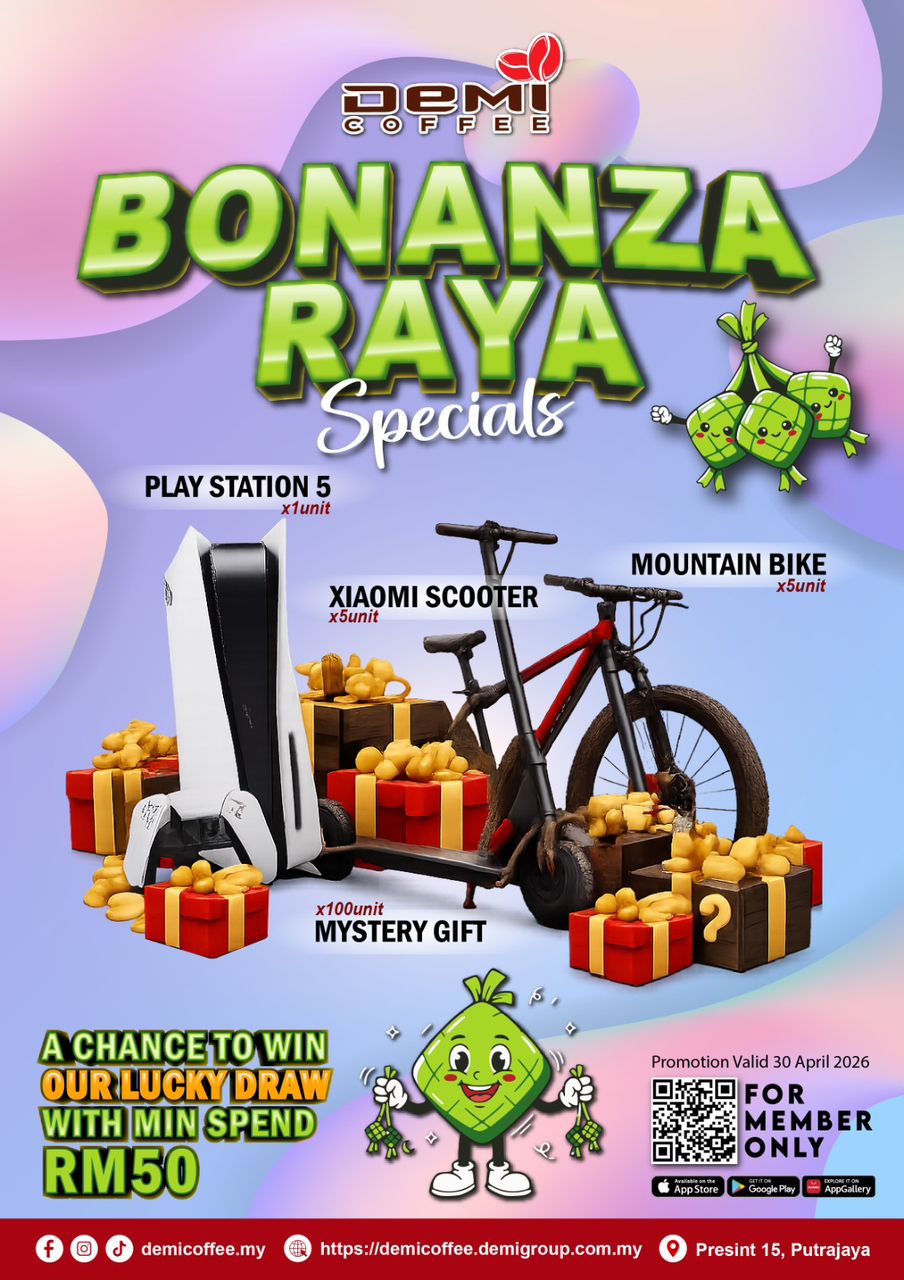 BONANZA RAYA SPECIAL - SPEND RM50 AND STAND A CHANCE WIN PS5