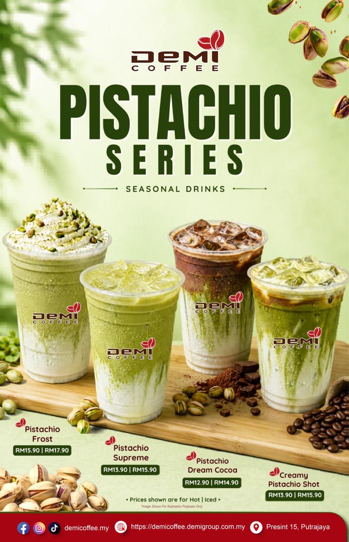Riangkan hari anda dengan Siri Pistachio Baharu